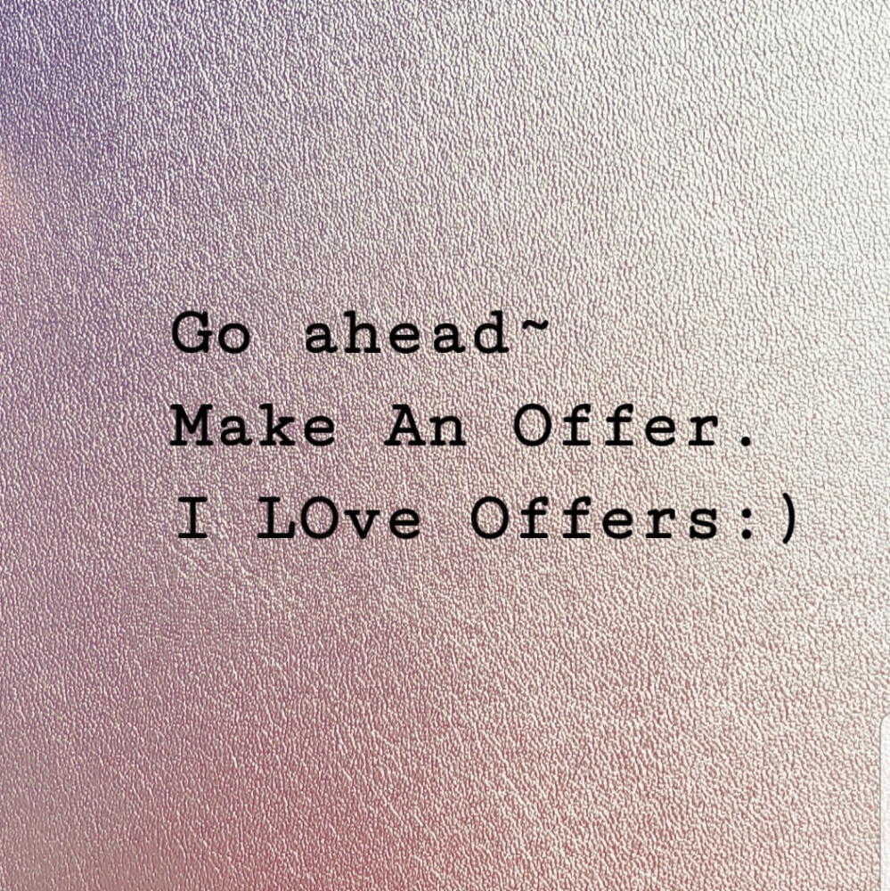 Make an offer 🤗